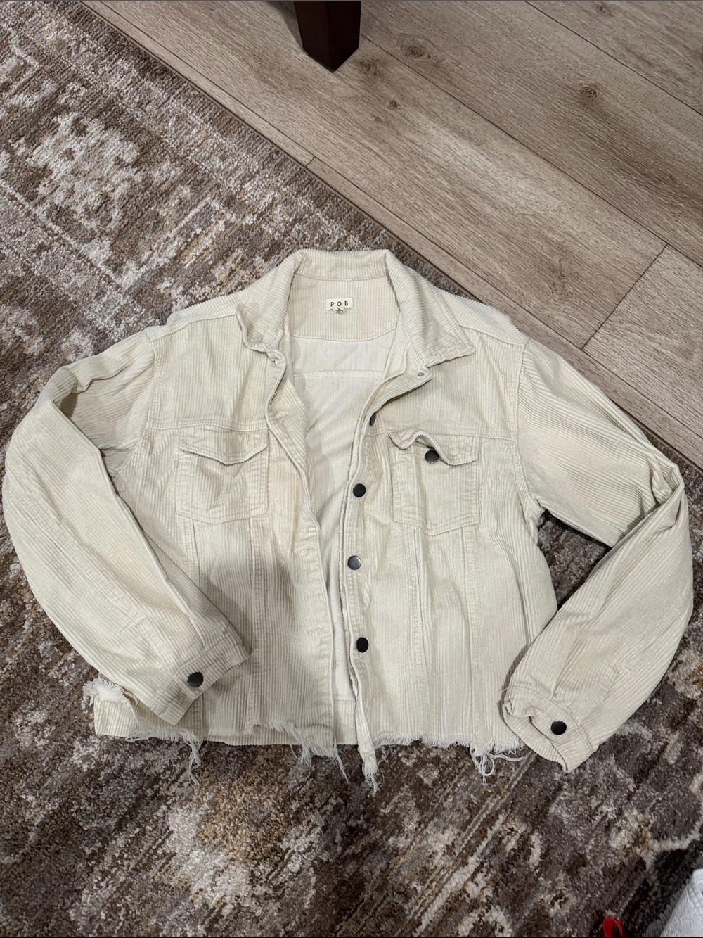 Cream corduroy jacket/shirt